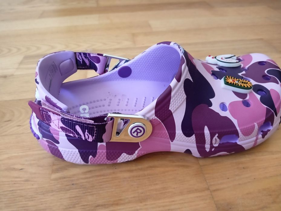 Bape x Crocs pink