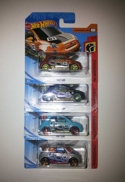 Fiat - Carros das Marcas - Hot Wheels - Majorette - Matchbox - Welly