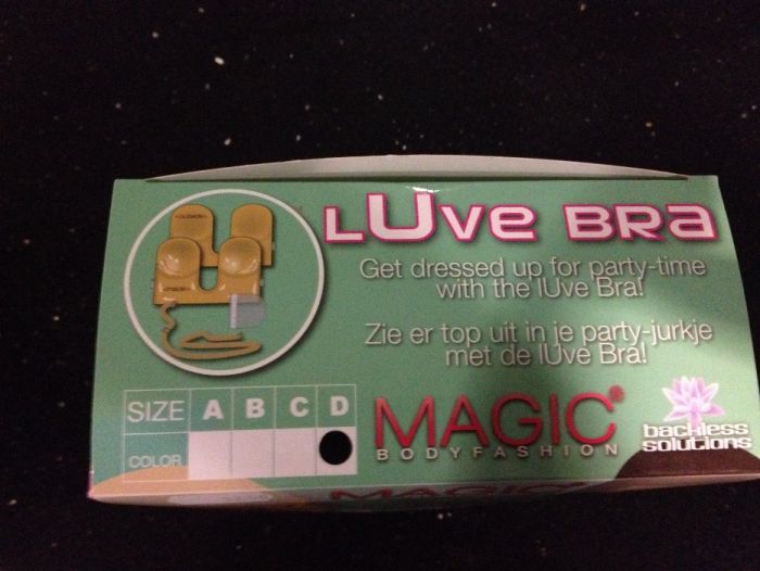 Soutien invisivel nunca usado