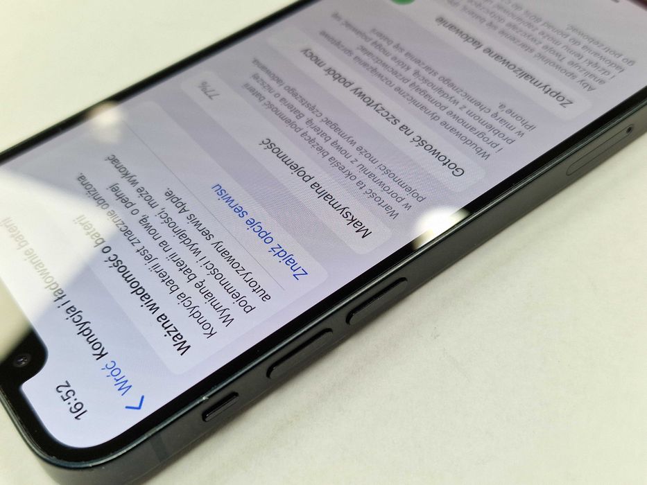 Iphone 13 Mini 256GB/ Midnight/ BAT 77%/ Grade B + ładowarka