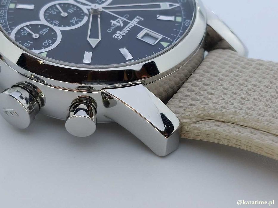 Zegarek męski Eberhard & Co.Chronograph ref. 31041 automatyczny data 40mm zegarek męski
