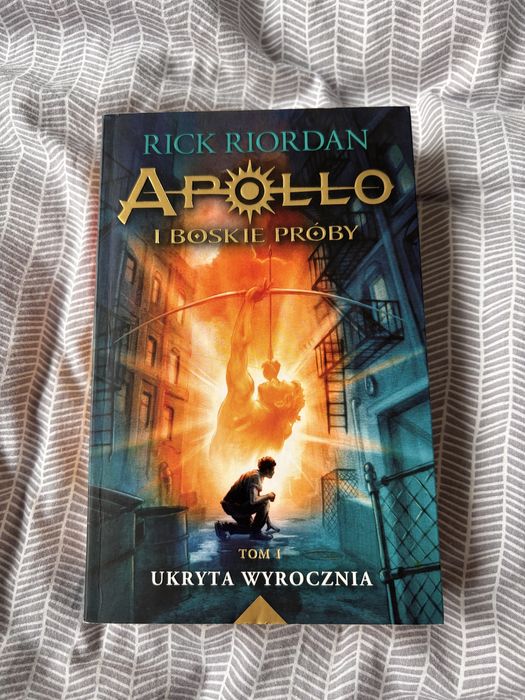 Książka „Apollo i boskie próby” Rick Riordan tom 1 Ukryta Wyrocznia