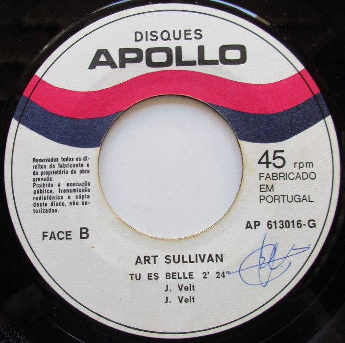 Art Sullivan - - - - - Jenny - - - - - Single