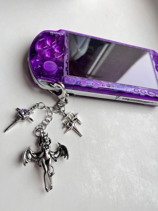 人気PSP3000!♡ Sony PSP 3000 Japan Crystal Purple 128GB Mod Kielce • OLX.pl