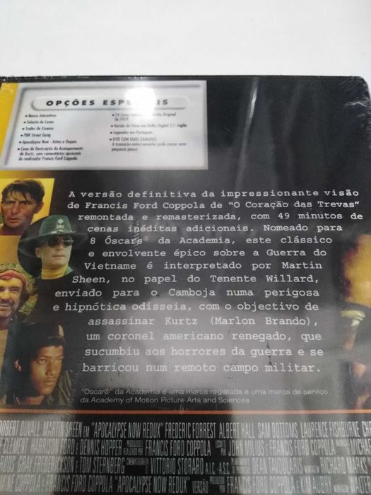 Dvd Apocalypse Now Redux - Novo ( Ainda esta Selado)