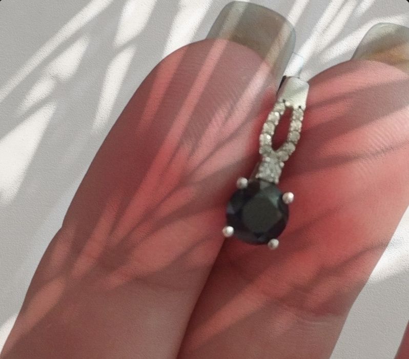 Серьги ,серьги с сапфиром,серьги серебро 925 проба