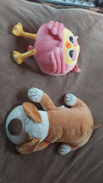 М'яка іграшка +плед +подушка