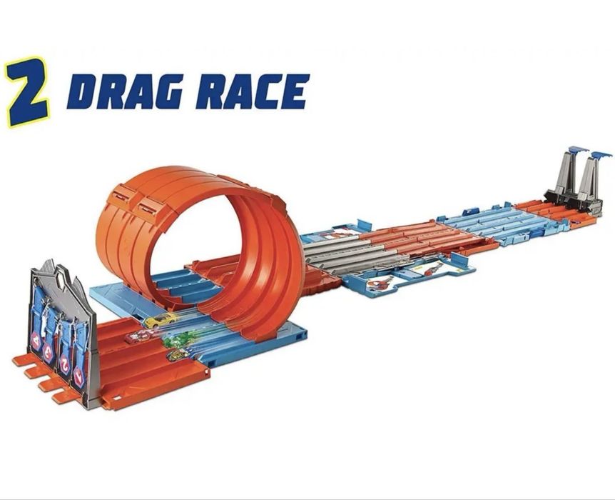 Hot Wheels Track Builder System Race Crat Трек коробка складной ОРИГИНАЛ