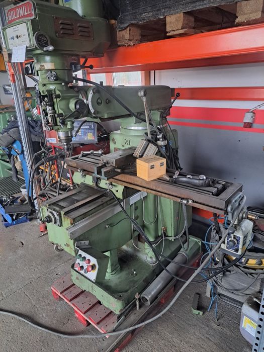 Wiertarko- frezarka gwinciarka do metalu wiertarka stołowa, frezarka