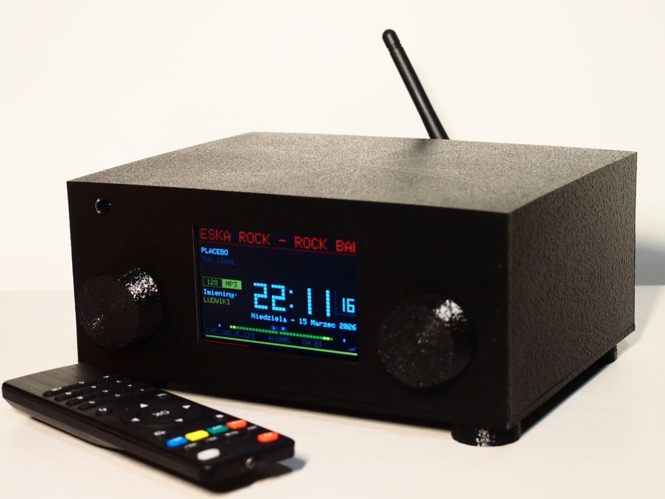 Radio Internetowe 3,5 " ESP 32 YoRadio *PILOT* USB-C