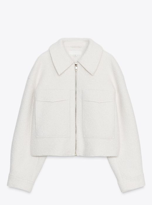 Букльвана куртка  Zara  розміри