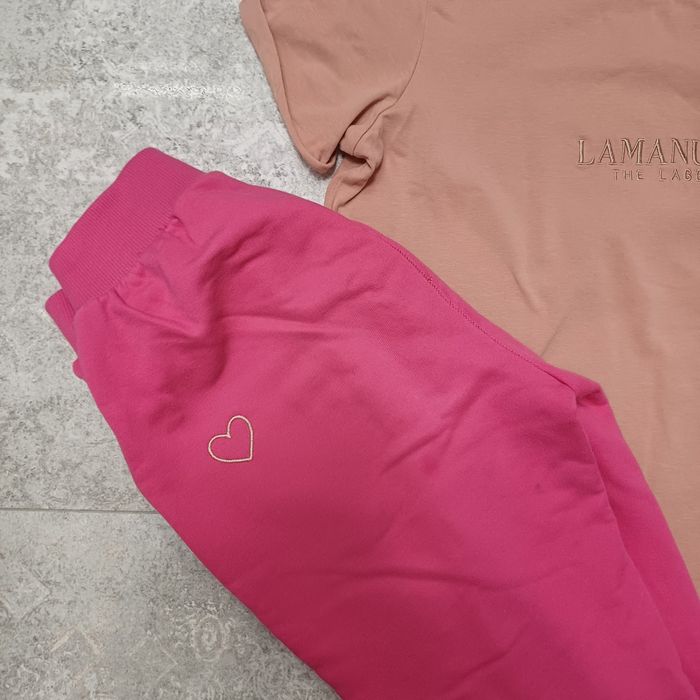 La manuell spodnie s i nowy tshirt