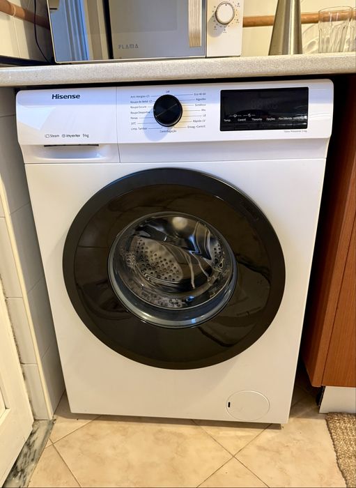 Maquina de Lavar Roupa Hisense COM 2 ANOS DE GARANTIA