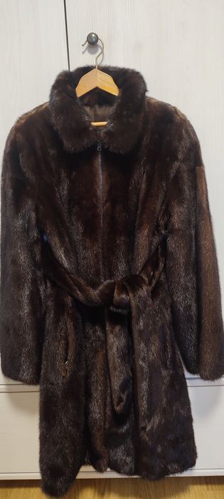 Норкова шуба, шуба норкова на замочку