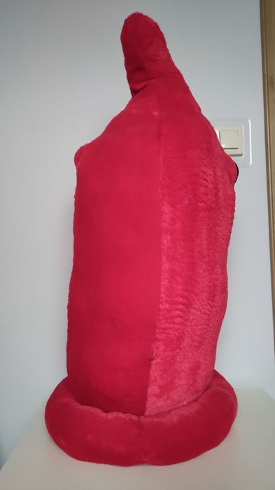 Czerwona pluszowa maskotka 80 cm
