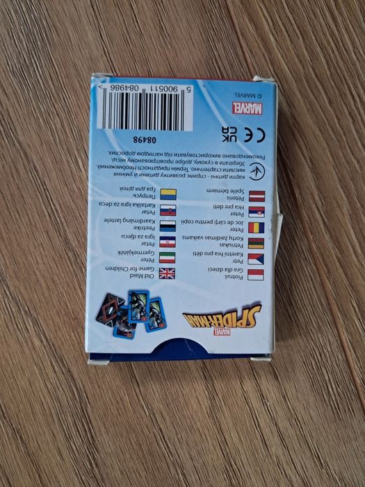 Karty NinjaGo plus Piotruś pan Spiderman
