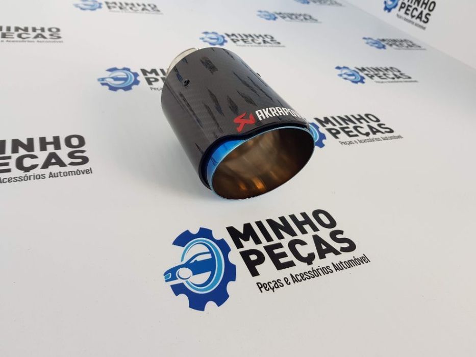 Ponteira Look Akrapovic Azul