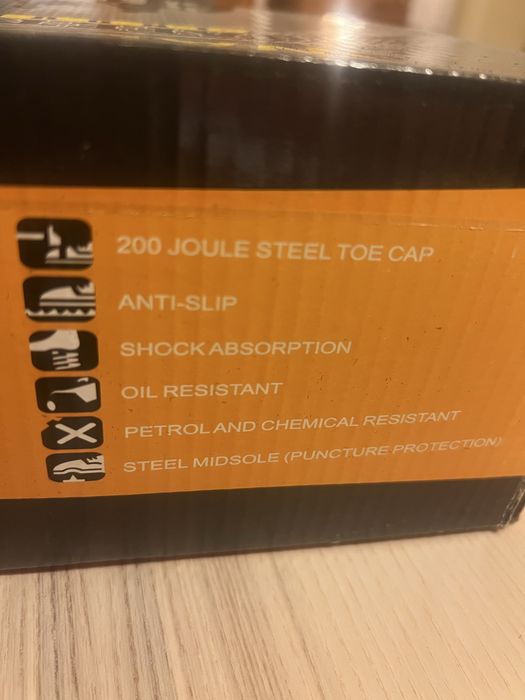 NOVAS Botas de Segurança Walers Industriais Biqueira Aço Tamanho 42/43