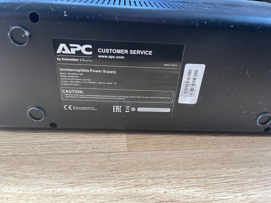 Zasilacz UPC APC bvx900LI-GR