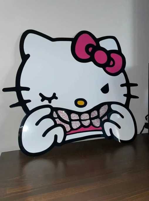 Hello Kitty Trapstar Decor Y2K Handmade