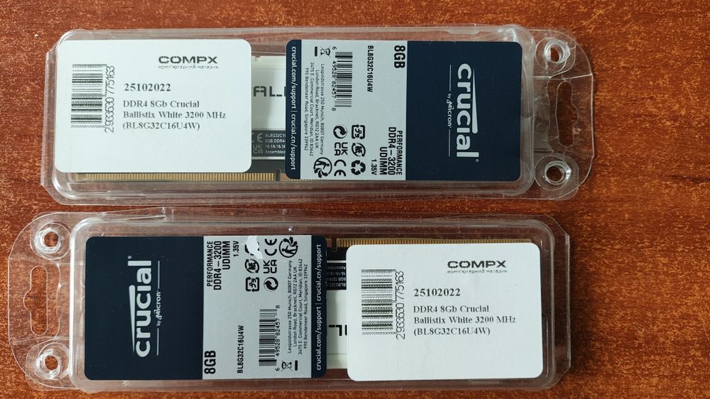 ОЗУ Crucial DDR4 16gb