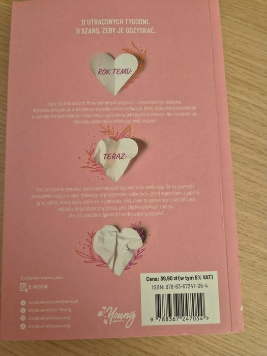 11 papierowych serc!! KASLEY HARTWELL Romantyczna opowieść