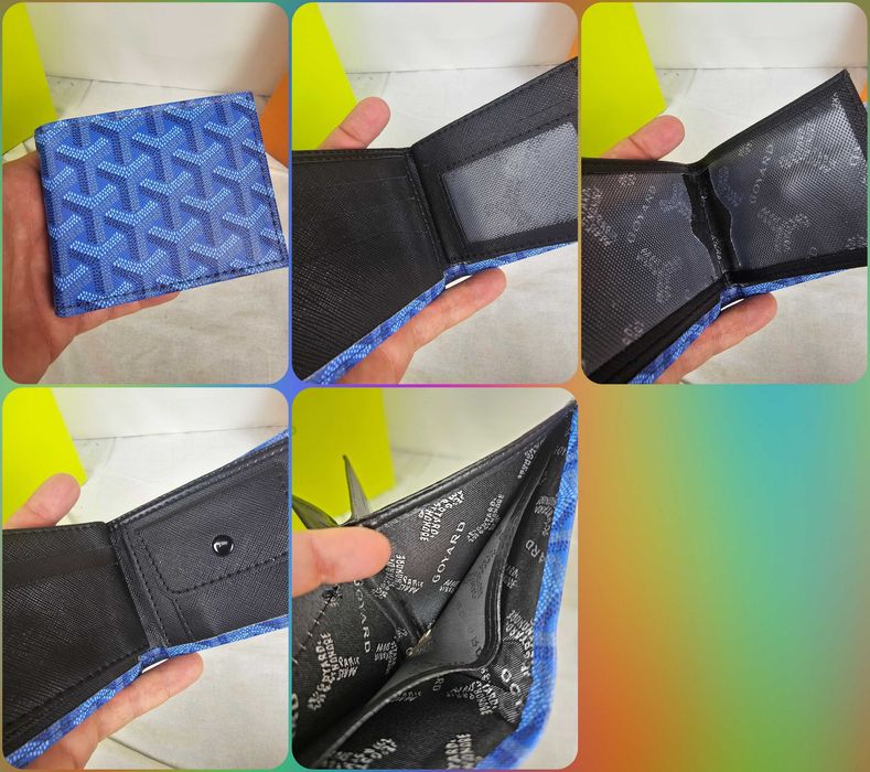Portfel męski goyard nowy gucci premium