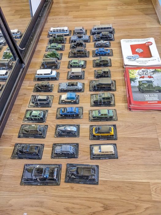 Автолегенды СССР коллекция модели авто колекція автівок
