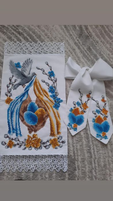 Рушник пасхальних бісером
