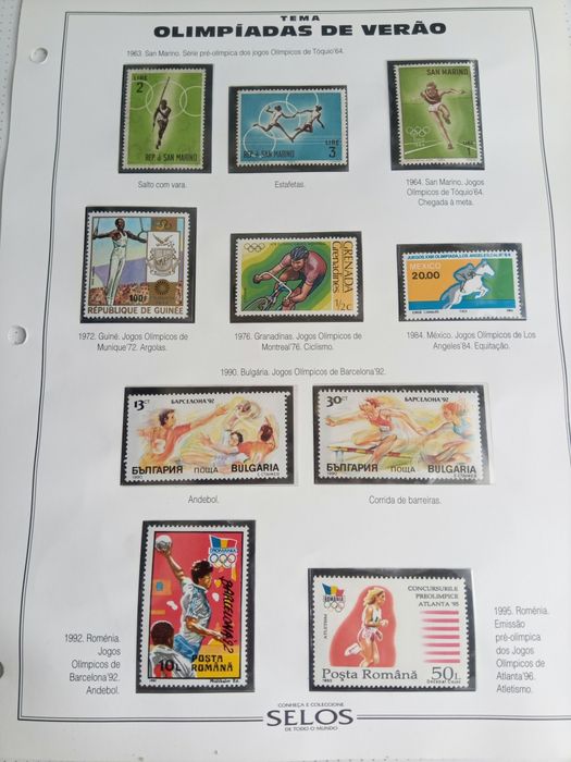Summer Olympics Stamps