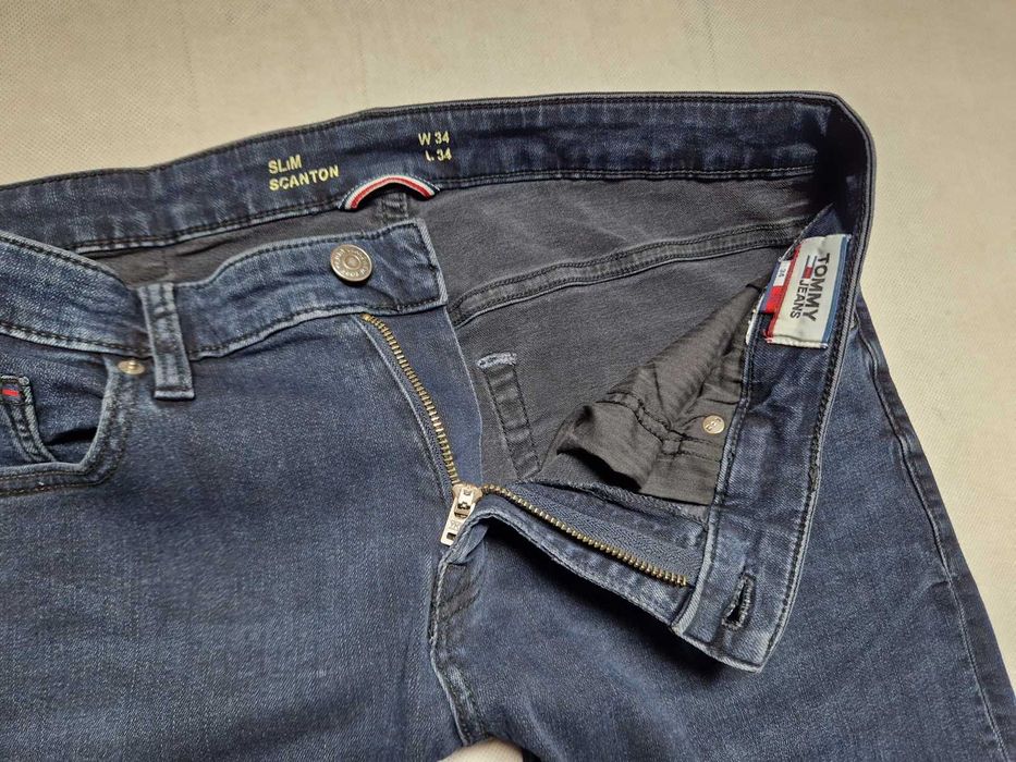 TOMMY HILFIGER - SCANTON SLIM W34L34 pas 93 cm Ideał ^