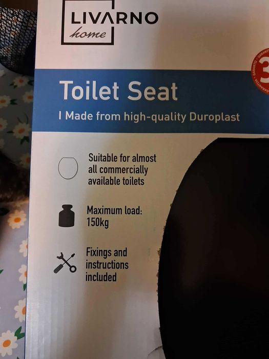 Deska sedesowa czarna- nowa