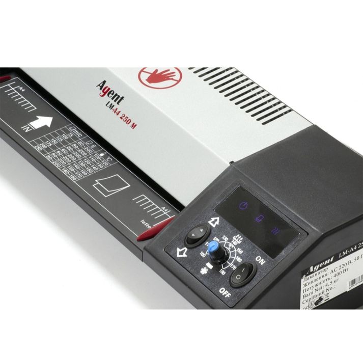 Ламінатор AGENT в ідеальному станіі+подарунок