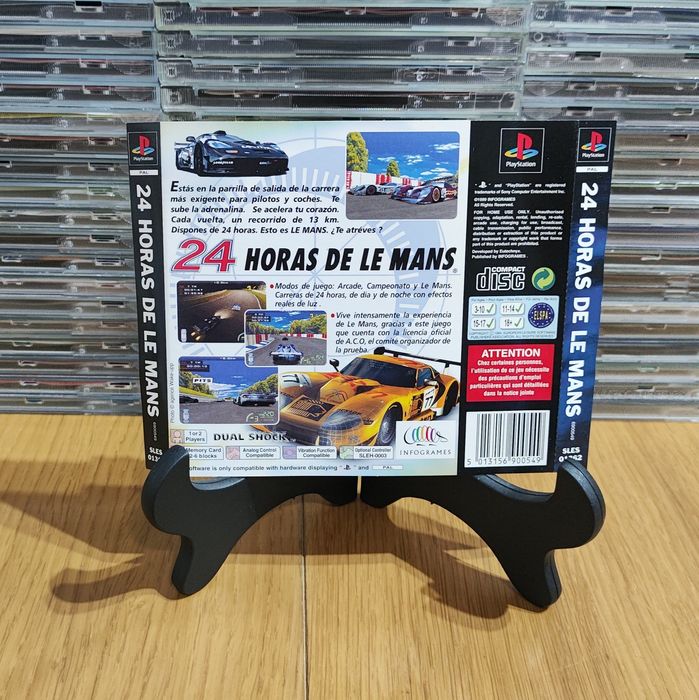 24 Horas De Le Mans Encartes e Manual Originais PS1