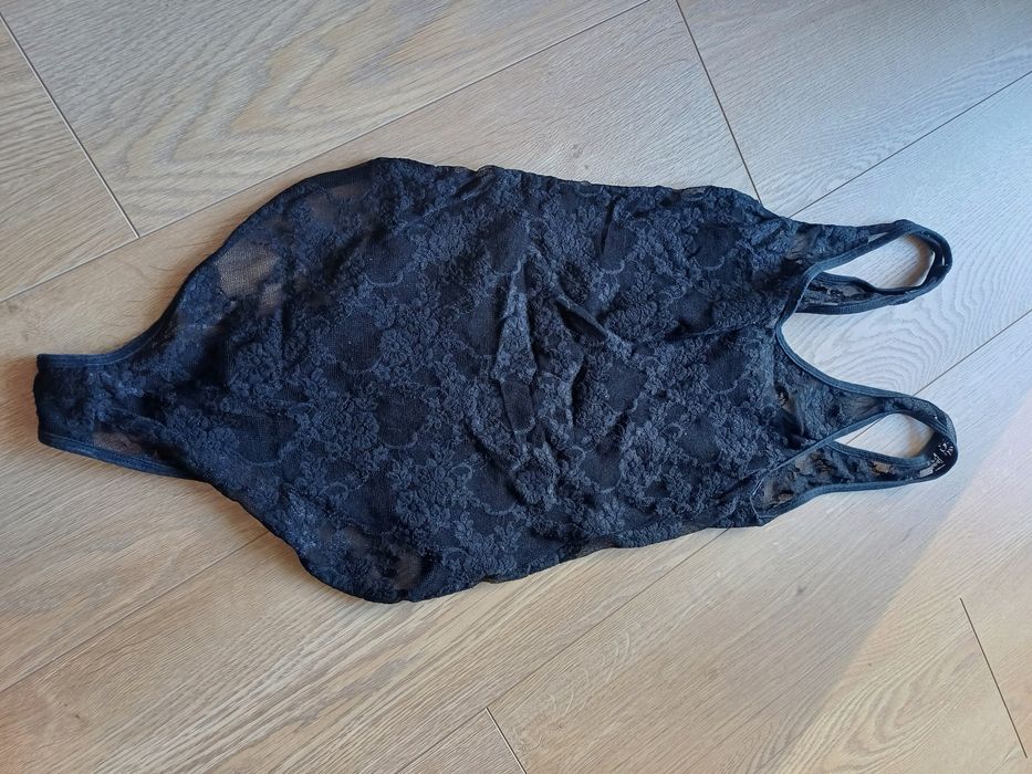 Bluzka koronkowa czarne Xs