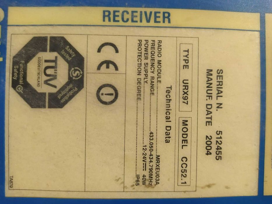 Autec URX97 Receiver. Ресивер для пульта дистанционного управления