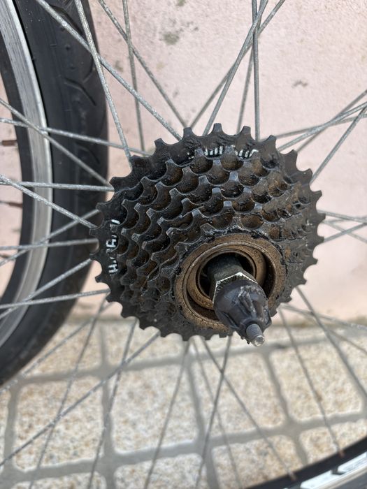 Rodas 26 com pneus e cassete