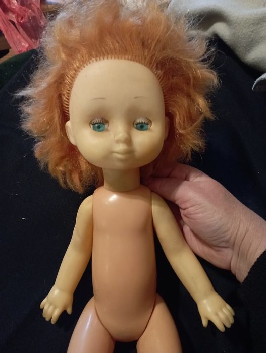 Lalka PRL ok 43 cm wysoka