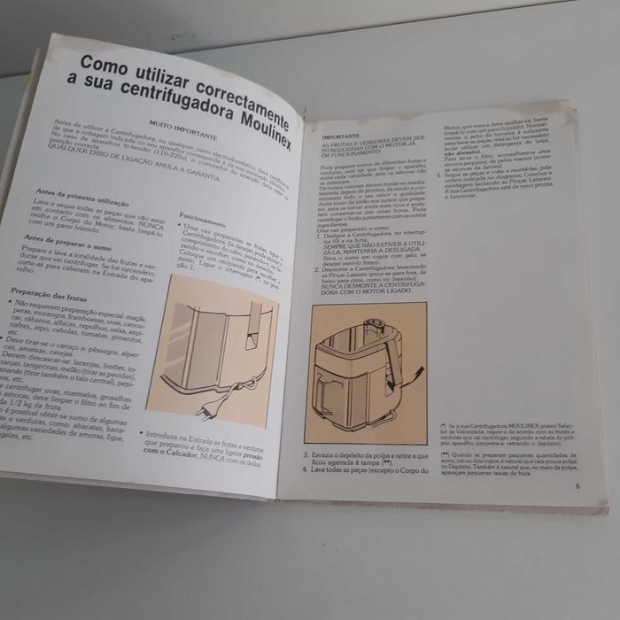Livro Moulinex Em Forma com Frutas e Verduras