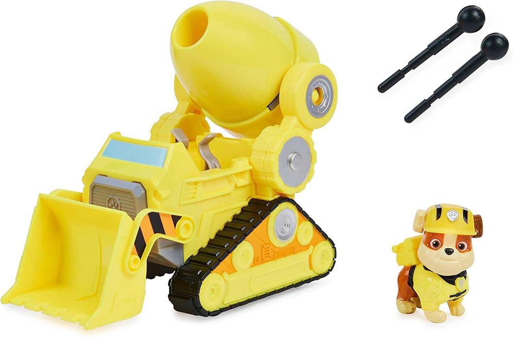 Щенячий патруль фигурка Крепыш и машина  делюкс Paw Patrol