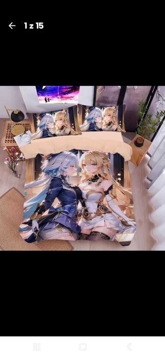 Pościel anime z mikrofibry