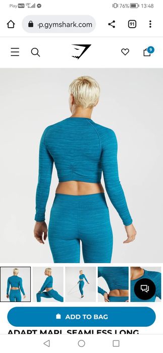 Komplet Gymshark XS