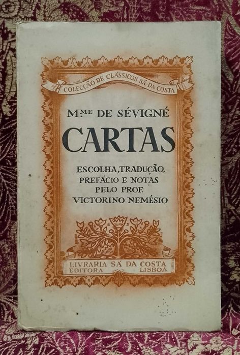 Cartas "Mme de Sévigné" Victorino Nemésio 1939