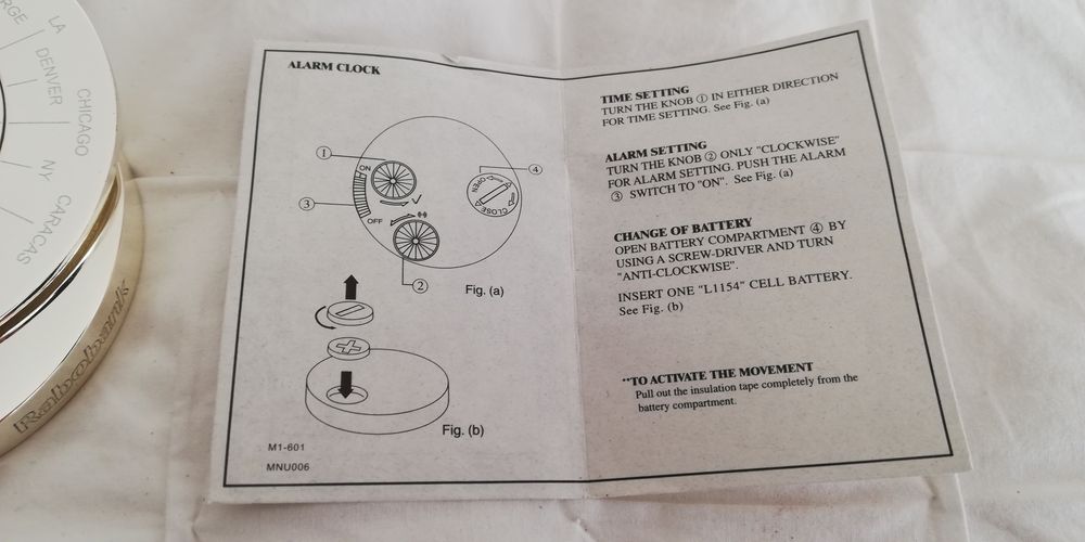 Relogio de Mesa - NOVO