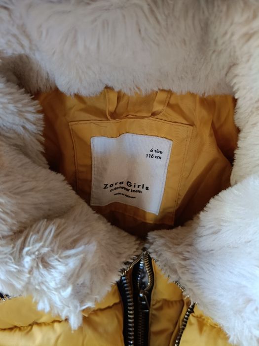 Kurtka dziecięca puchowa Zara 116
