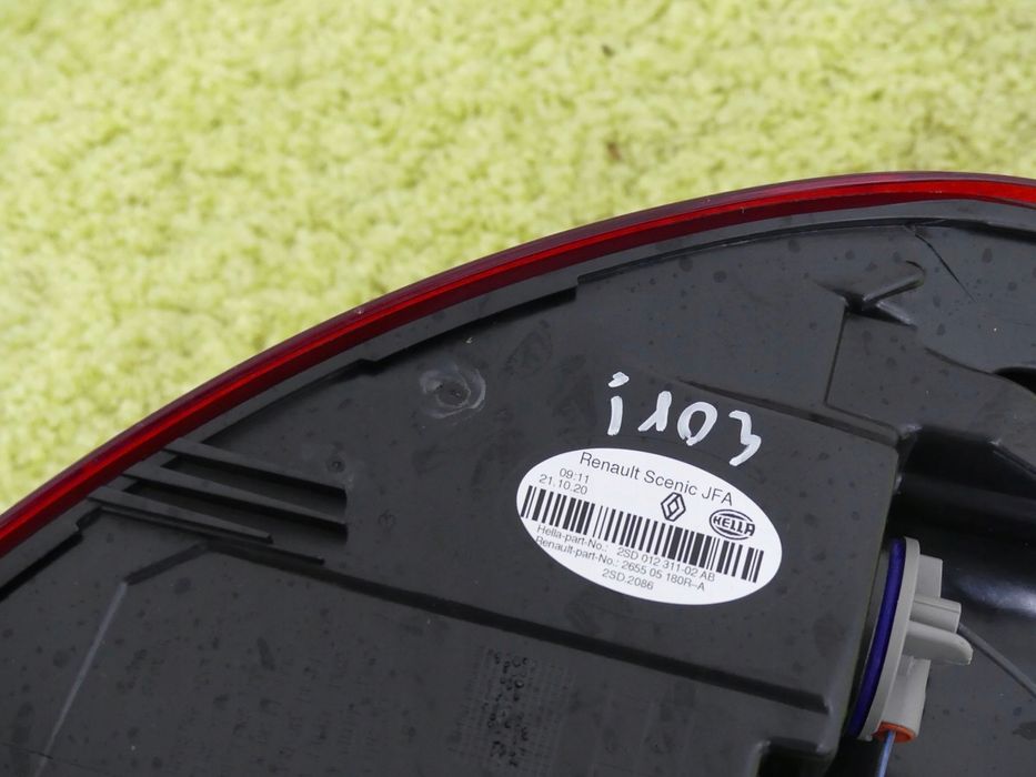 lampa tył prawa renault scenic 4 iv 16- nówa oryginał