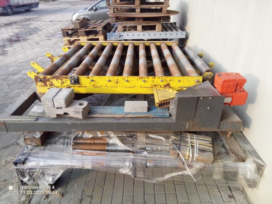 Konstrukcja Stół obrotowy do transportu palet