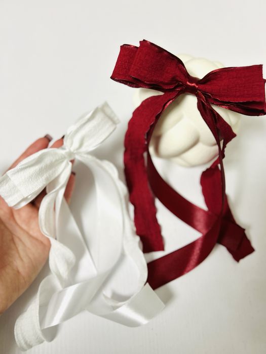 Банти,бантики ручної роботи,банти на волосся,заколки,новорічні прикрас