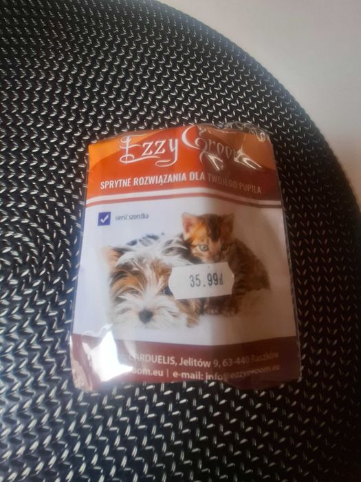 Ezzy groom szczotka szorstka sierść nowa