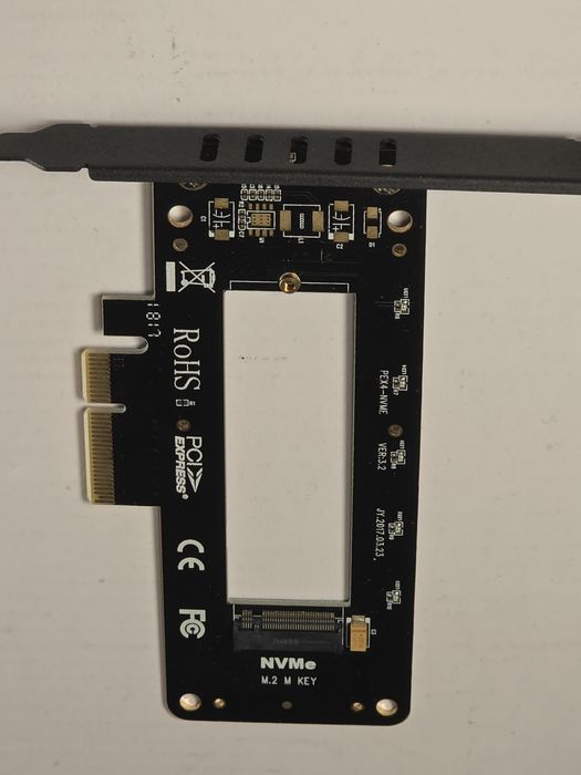 Adaptador PCIe para SSD M.2 NVMe – Novo